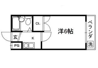 レ・タン・ドゥ・ラ・メール・CKⅤ【3階】の間取り