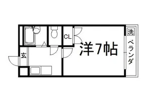 「ヒューマンハイツ」【3階】の間取り