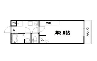 Alivio APM【202号室】の間取り