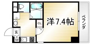BelleVille千本今出川【5階】の間取り