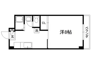 カーサ南野【2階】の間取り