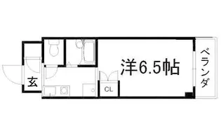 ノースリバーハイツ【303号室】の間取り