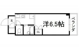 ノースリバーハイツ【607号室】の間取り