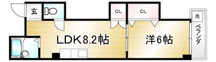ミレイ大宮【3階】の間取り