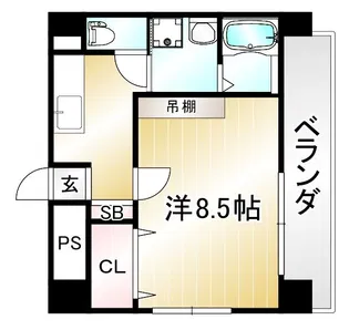 メゾン・エイム【3-L号室】の間取り