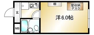 KTマンション【106号室】の間取り