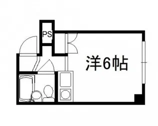 GRAND VALUE西陣【502号室】の間取り