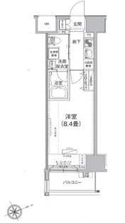アイル芝浦東京ベイ【2階】の間取り