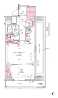 ベルシード西巣鴨【15階】の間取り