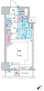 ジェノヴィア新宿中落合スカイガーデン【9階】の間取り