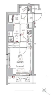ベルシード東向島【6階】の間取り