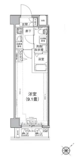 アイルカナーレ押上【3階】の間取り