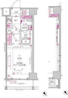 ベルシード中板橋III【9階】の間取り