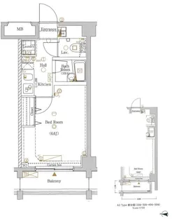 ブランノアール東武練馬【506号室】の間取り