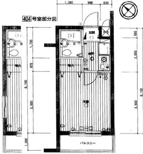 パークウェル田園調布【4階】の間取り