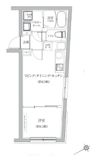 ベルシードステアー練馬北町【201号室】の間取り