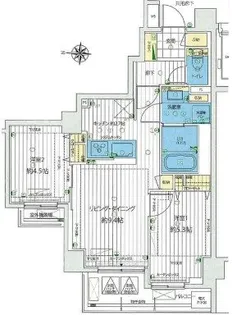 クアトロノーヴェ梅島【502号室】の間取り