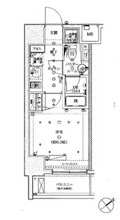 スパシエロッサ池袋【301号室】の間取り
