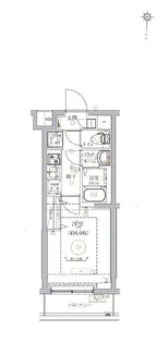 神奈川県川崎市中原区丸子通2丁目【マンション】の間取り