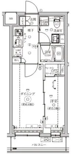 ベルシード野毛山公園【3階】の間取り
