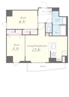 サントゥール駒込【7階】の間取り