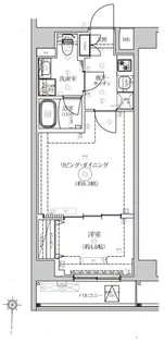 ベルシードアルファ押上イースト【805号室】の間取り