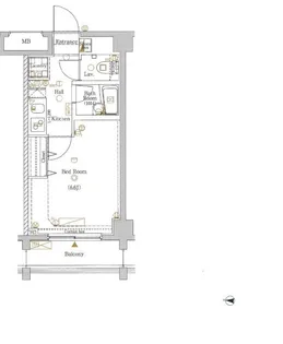 ブランノアール東武練馬【2階】の間取り