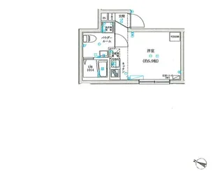 ルーデンス方南町【4階】の間取り