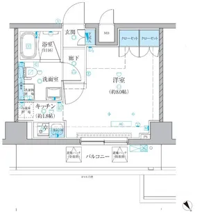 ベルシード梅島ブランシュ【7階】の間取り