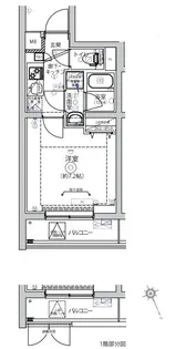 ベルシード横濱南太田II【104号室】の間取り