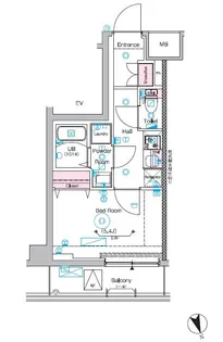 ハイズ戸田マキシヴ【2階】の間取り