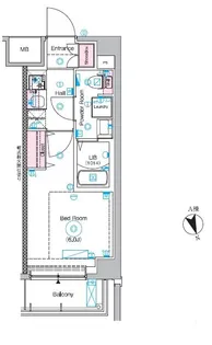 ハイズ戸田マキシヴ【6階】の間取り