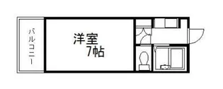アップルマンション【4階】の間取り