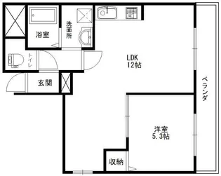 ホワイトオーク【5階】の間取り
