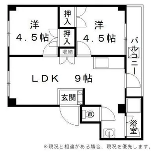 取石団地【2階】の間取り