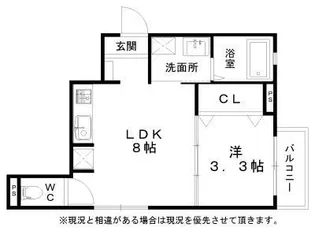 アぺルト泉佐野Ⅲ【1階】の間取り