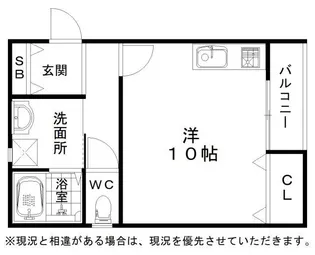 WWB【201号室】の間取り