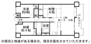 ファミール岸和田ステージ2【2階】の間取り
