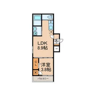 F asecia THIO【1階】の間取り