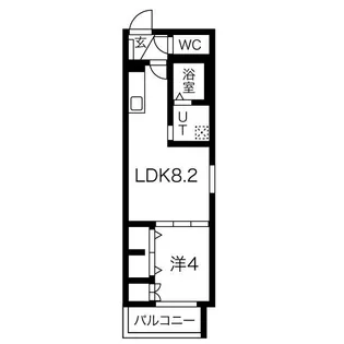 F asecia Rio【3階】の間取り