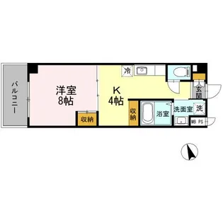 シーガルマンションⅡ【6階】の間取り