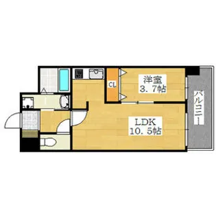 シスイル遠里小野【2階】の間取り