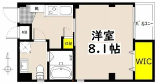 エムズコート玉出【2階】の間取り