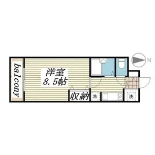 アロース我孫子東【1階】の間取り