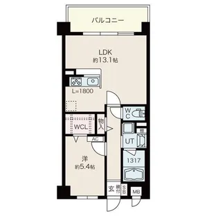 フレシール・アビタシオ【1階】の間取り