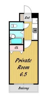 ウィンヒルズ難波南【10階】の間取り