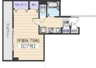 桜川ZENSHIN,BLD【4階】の間取り