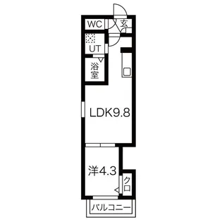 F asecia scelto【2階】の間取り