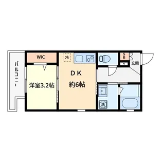 ラシーヌ住吉大社【2階】の間取り
