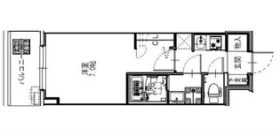 S-RESIDENCE難波大国町Deux【15階】の間取り